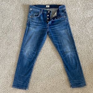 Citizens of Humanity Elsa mid rise slim fit crop